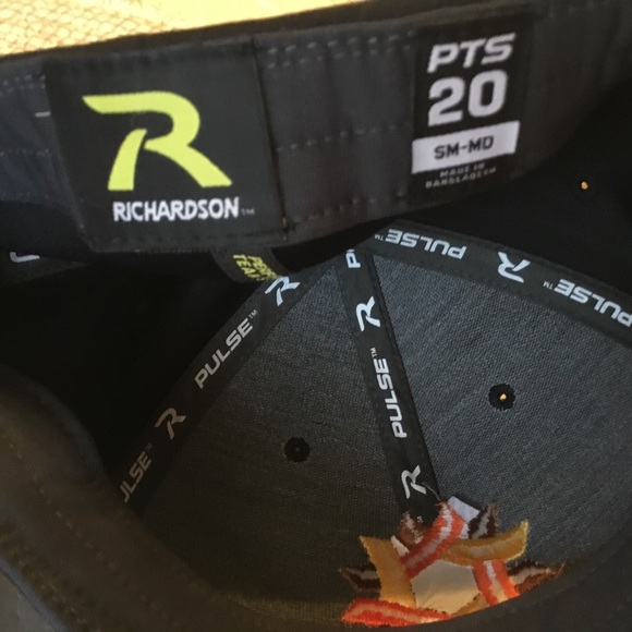 Richardson Pulse Flexfit PTS 20 black baseball cap / Like New - Picture 8 of 11